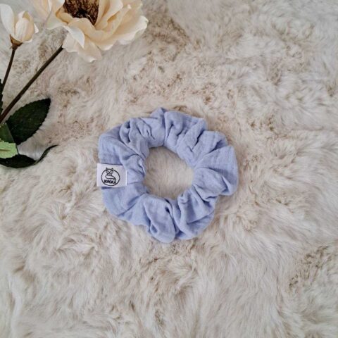 Scrunchie, kímélő hajgumi - Holdkő (pamut)
