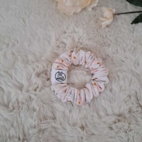 Scrunchie, kímélő hajgumi - Virágok közt