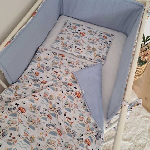 Tavaszi/Nyári takaró és párna szett - Kalandváros/Holdkő
